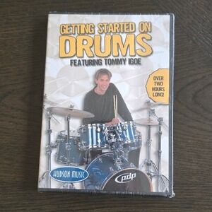 Getting Started on Drums Featuring Tommy Igoe DVD - New & Sealed (2001)